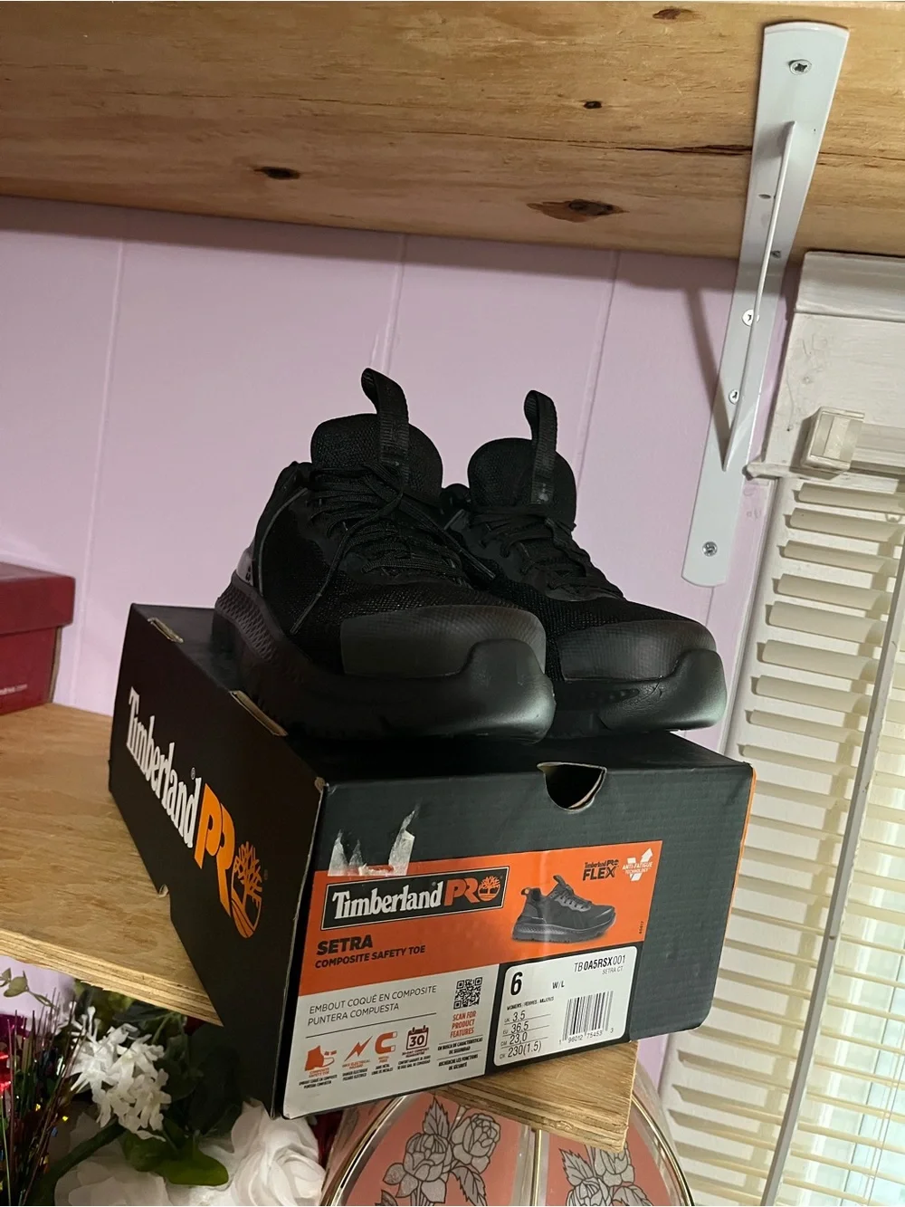 Timberland PRO Men’s Black Setra Composite Safety Toe Work Shoes